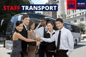 employee transport staff bus charter