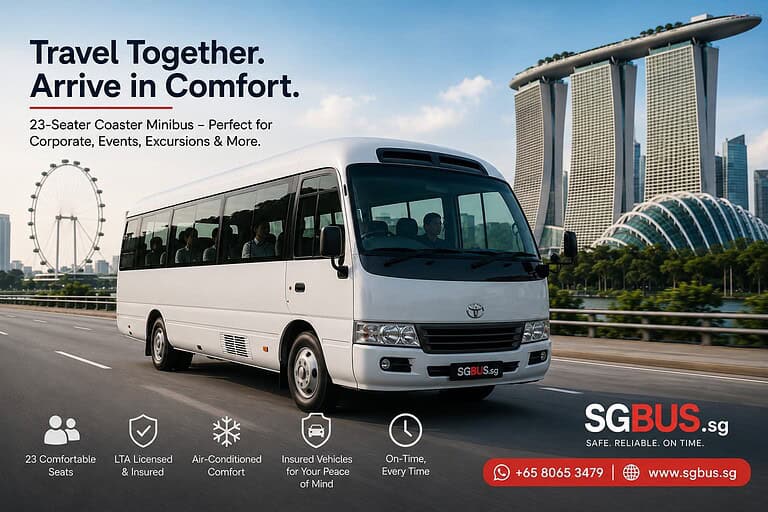 23 seater mini rental - www.sgbus.sg