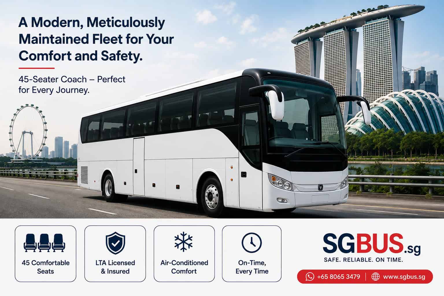 45-seater coach size