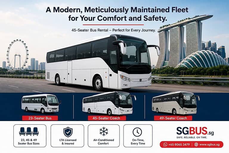 affordable bus rental rates Singapore by www.sgbus.sg