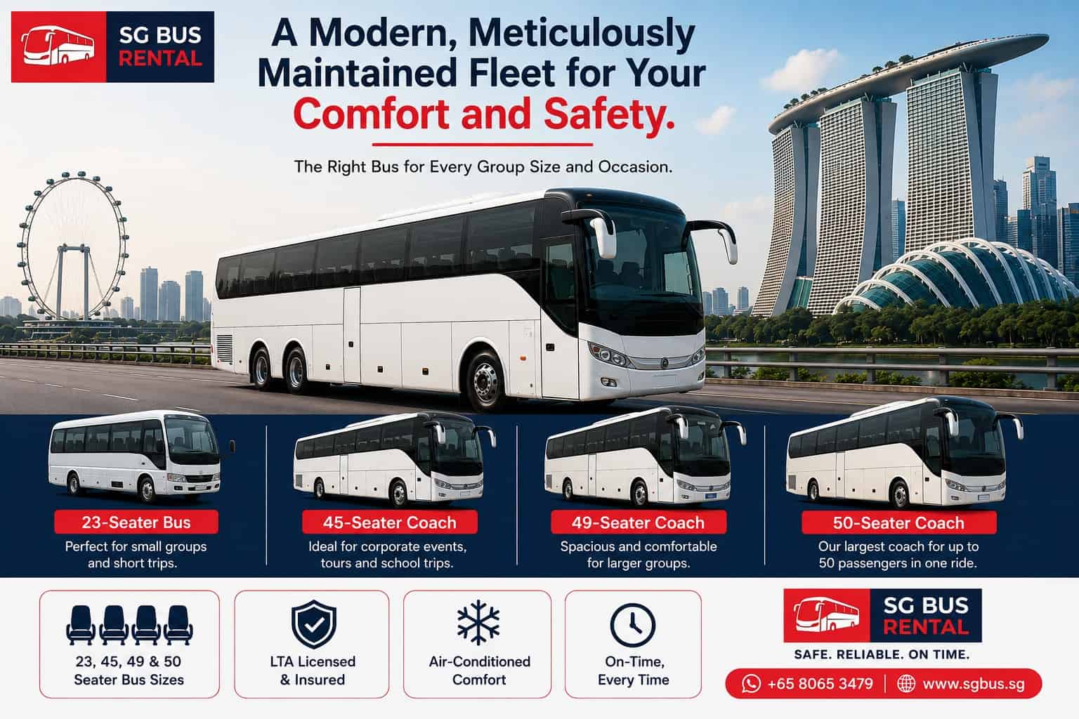 bus rental Singapore services