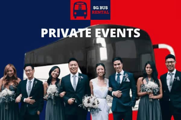 wedding bus charter services - private events bus charter